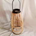 Evironment-Friendly Customized Decorative Handcrafted Wood Lantern in Rustic Finishing